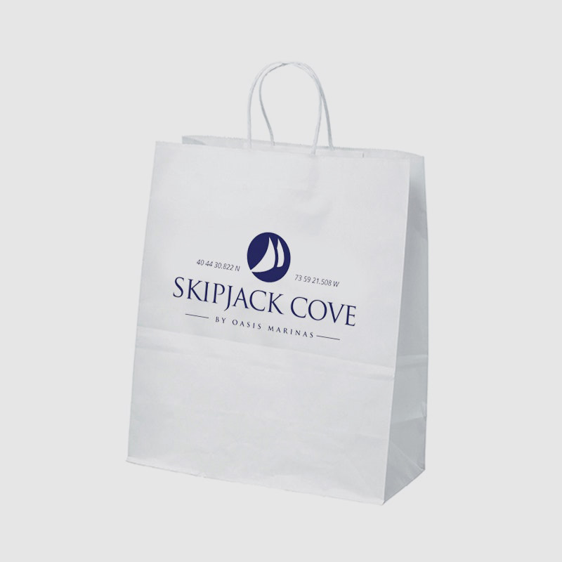 White handle Paper Bag 
